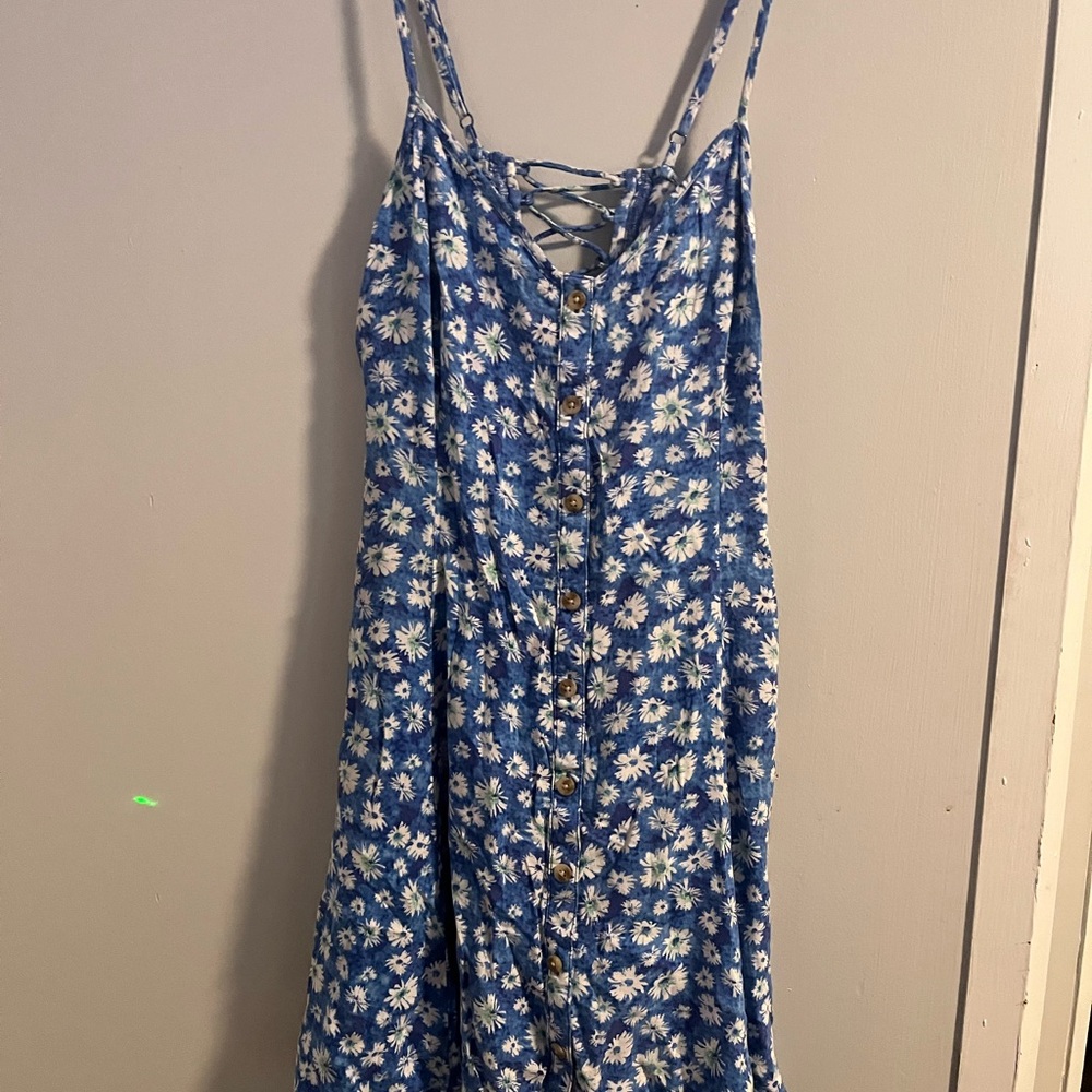 American Eagle Outfitters Blue Floral Top